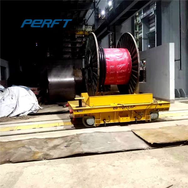 coil transfer trolley with warning horn 200 tons